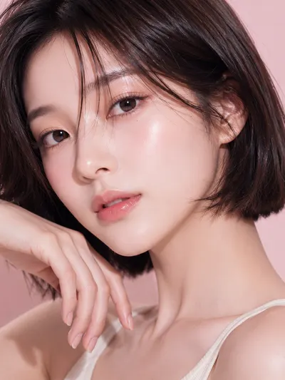 K-Beauty editorial portrait