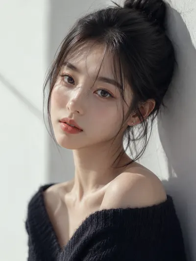 K-Beauty editorial portrait